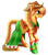 Size: 1200x1360 | Tagged: safe, artist:kittehkatbar, imported from derpibooru, applejack, pony, alternate hairstyle, clothes, dress, female, gala dress, simple background, solo, transparent background