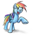 Size: 880x938 | Tagged: safe, artist:snapai, imported from derpibooru, rainbow dash, pony, laughing, solo