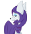 Size: 2029x2208 | Tagged: safe, artist:gabrieldltc, imported from derpibooru, rarity, bat, female, high res, solo, species swap