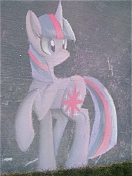 Size: 447x596 | Tagged: safe, imported from derpibooru, twilight sparkle, pony, unicorn, female, mare, raised hoof, solo, unicorn twilight