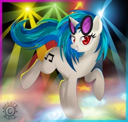 Size: 1060x1008 | Tagged: safe, artist:nabbiekitty, imported from derpibooru, dj pon-3, vinyl scratch, pony, unicorn, dancing, female, solo