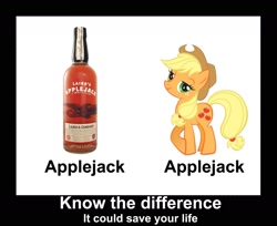 Size: 1632x1330 | Tagged: safe, imported from derpibooru, applejack, earth pony, pony, alcohol, applejack (drink), applejack's hat, beer, cowboy hat, drink, female, hat, know the difference, mare, solo, stetson