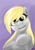 Size: 407x578 | Tagged: safe, artist:bunnimation, imported from derpibooru, derpy hooves, pegasus, pony, female, looking at you, solo