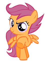 Size: 3800x5067 | Tagged: safe, artist:boneswolbach, imported from derpibooru, scootaloo, pegasus, pony, female, simple background, solo, transparent background, vector