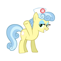 Size: 3500x3500 | Tagged: safe, artist:boneswolbach, imported from derpibooru, nurse coldheart, nurse snowheart, pony, read it and weep, background pony, cropped, female, high res, mare, simple background, solo, transparent background, vector