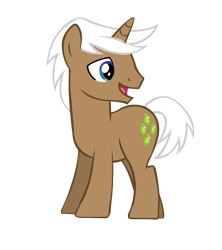 Size: 2667x3000 | Tagged: safe, artist:boneswolbach, imported from derpibooru, mochaccino, rare find, pony, unicorn, high res, male, simple background, solo, stallion, transparent background, vector