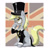 Size: 900x900 | Tagged: safe, artist:johnjoseco, imported from derpibooru, derpy hooves, pegasus, pony, britain, british, clothes, costume, cute, derpabetes, england, female, hat, mare, monocle, monocle and top hat, quite, solo, top hat, union jack, united kingdom