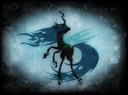 Size: 1369x1024 | Tagged: safe, artist:emkay-mlp, imported from derpibooru, queen chrysalis, changeling, changeling queen, crown, female, jewelry, regalia, solo