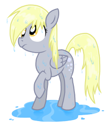 Size: 474x531 | Tagged: safe, imported from derpibooru, derpy hooves, pegasus, pony, female, mare, solo, wet mane