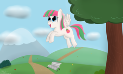 Size: 3000x1800 | Tagged: safe, artist:mikoruthehedgehog, imported from derpibooru, blossomforth, pony, female, solo