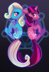 Size: 600x874 | Tagged: dead source, safe, artist:sambragg, imported from derpibooru, trixie, twilight sparkle, female, lesbian, mare, shipping, twixie