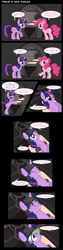 Size: 500x2000 | Tagged: safe, artist:mixermike622, imported from derpibooru, pinkie pie, twilight sparkle, comic, dead space, parody