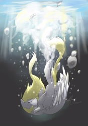 Size: 2100x3000 | Tagged: safe, artist:stupidyou3, imported from derpibooru, derpy hooves, pegasus, pony, female, high res, mare, solo, underwater, water