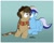 Size: 885x700 | Tagged: safe, artist:julianwilbury, imported from derpibooru, doctor whooves, minuette, time turner, earth pony, pony, unicorn, clothes, female, fourth doctor, hat, male, mare, minuwhooves, romana, scarf, shipping, stallion