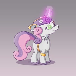 Size: 1000x1000 | Tagged: safe, artist:subjectnumber2394, imported from derpibooru, sweetie belle, pony, female, future, magic, solo