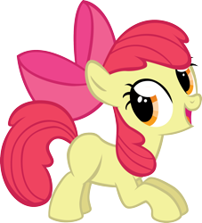 Size: 1744x1919 | Tagged: safe, artist:sircinnamon, imported from derpibooru, apple bloom, fun pose, simple background, transparent background, vector