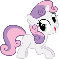 Size: 1841x1834 | Tagged: safe, artist:sircinnamon, imported from derpibooru, sweetie belle, pony, unicorn, female, filly, fun pose, open mouth, simple background, transparent background, vector