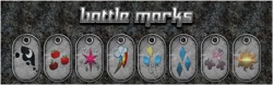 Size: 996x311 | Tagged: safe, artist:omegastyle, imported from derpibooru, cutie mark, dog tags