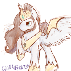 Size: 500x500 | Tagged: safe, artist:cronahsponies, imported from derpibooru, princess celestia, prince solaris, rule 63