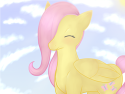 Size: 1280x960 | Tagged: safe, artist:casocat, imported from derpibooru, fluttershy, pony, female, solo