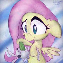 Size: 999x999 | Tagged: safe, artist:noponyzone, imported from derpibooru, angel bunny, fluttershy