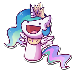 Size: 600x582 | Tagged: dead source, safe, artist:ufocookiez, imported from derpibooru, princess celestia, alicorn, pony, bust, female, mare, simple background, solo, transparent background