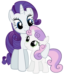 Size: 5218x6000 | Tagged: safe, artist:stabzor, imported from derpibooru, rarity, sweetie belle, ponyville confidential, absurd resolution, simple background, transparent background, vector