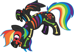 Size: 913x645 | Tagged: safe, artist:atlur, deleted from derpibooru, imported from derpibooru, rainbow dash, costume, halloween