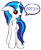 Size: 1534x1893 | Tagged: safe, artist:zomgitsalaura, imported from derpibooru, dj pon-3, vinyl scratch, pony, butt, dialogue, female, plot, simple background, solo, transparent background