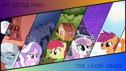 Size: 1920x1080 | Tagged: safe, artist:boneswolbach, artist:daringdashie, artist:dipi11, artist:emberfiremane, artist:greseres, artist:ivan2294, artist:kraysee, artist:qsteel, artist:tootootaloo, imported from derpibooru, apple bloom, diamond tiara, scootaloo, silver spoon, sweetie belle, older, older apple bloom, older diamond tiara, older scootaloo, older silver spoon, older sweetie belle, vector