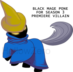 Size: 751x742 | Tagged: safe, edit, imported from derpibooru, 8-bit theater, black mage, exploitable meme, make it happen, meme, meta