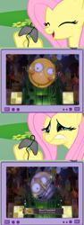 Size: 563x1500 | Tagged: safe, imported from derpibooru, fluttershy, pegasus, pony, clock tower, epic mickey, exploitable meme, female, gamershy, mare, meme, tv meme