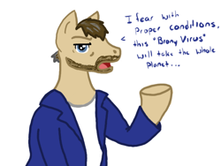 Size: 640x480 | Tagged: safe, artist:fairiedragon999, imported from derpibooru, semi-anthro, gregory house, house m.d., ponified, solo