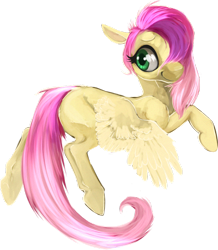 Size: 522x600 | Tagged: safe, artist:taokaka, imported from derpibooru, fluttershy, pony, female, solo