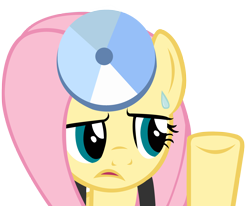 Size: 3000x2476 | Tagged: safe, artist:blowingbomb, imported from derpibooru, fluttershy, pony, doctor, female, head mirror, high res, solo