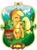 Size: 1216x1624 | Tagged: safe, artist:danmakuman, imported from derpibooru, applejack, pony, female, frame, orchard, solo, sweet apple acres, wink