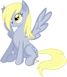 Size: 407x471 | Tagged: safe, artist:dismaltear, imported from derpibooru, derpy hooves, pegasus, pony, female, mare, solo