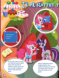 Size: 1217x1600 | Tagged: safe, imported from derpibooru, pinkie pie, spike, twilight sparkle, comic, have fun with the ponies, norway, translation