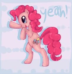 Size: 700x716 | Tagged: safe, artist:coffeechicken, imported from derpibooru, pinkie pie, earth pony, pony, female, solo