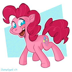 Size: 800x800 | Tagged: safe, artist:frostadflakes, artist:shenanigan, imported from derpibooru, pinkie pie, pony, female, solo