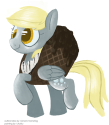 Size: 858x982 | Tagged: safe, artist:1eg, imported from derpibooru, derpy hooves, pegasus, pony, choco taco, female, mare, taco