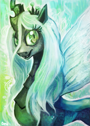 Size: 469x654 | Tagged: dead source, safe, artist:agentcorrina, imported from derpibooru, queen chrysalis, changeling, changeling queen, female