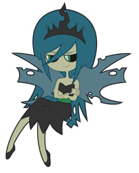 Size: 610x756 | Tagged: safe, artist:nekozneko, imported from derpibooru, queen chrysalis, humanized, simple background, skinny, transparent background