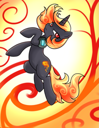 Size: 777x1000 | Tagged: safe, artist:madmax, imported from derpibooru, oc, oc only, oc:incendia, pony, unicorn, fanfic:antipodes, fanfic, solo