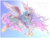 Size: 900x680 | Tagged: safe, artist:stepandy, imported from derpibooru, princess celestia, alicorn, pony, female, flying, mare, solo, watermark