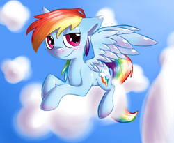 Size: 550x450 | Tagged: safe, artist:kiruki1999, imported from derpibooru, rainbow dash, pegasus, pony, female, solo