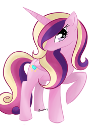 Size: 600x800 | Tagged: safe, artist:zonybrony, imported from derpibooru, princess cadance, alicorn, pony, female, mare, solo