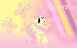 Size: 2560x1600 | Tagged: dead source, safe, artist:saeiter, imported from derpibooru, fluttershy, pony, female, solo, wallpaper