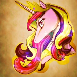 Size: 2400x2400 | Tagged: safe, artist:sepla, imported from derpibooru, princess cadance, horse, pony, female, high res, solo
