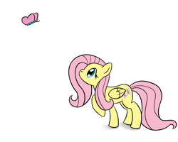 Size: 900x720 | Tagged: safe, artist:speccysy, imported from derpibooru, fluttershy, butterfly, pony, female, solo